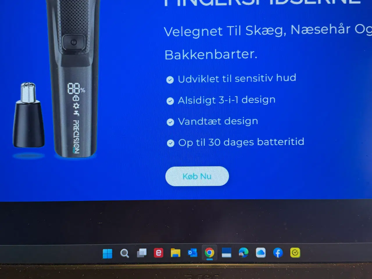 Billede 1 - Precision barbermaskine & trimmer.