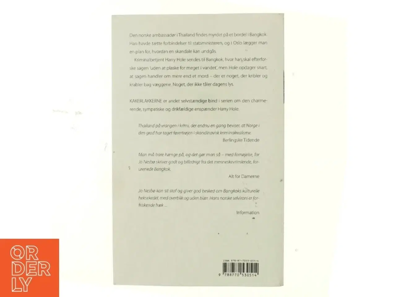 Billede 3 - Kakerlakkerne af Jo Nesbø (Bog)