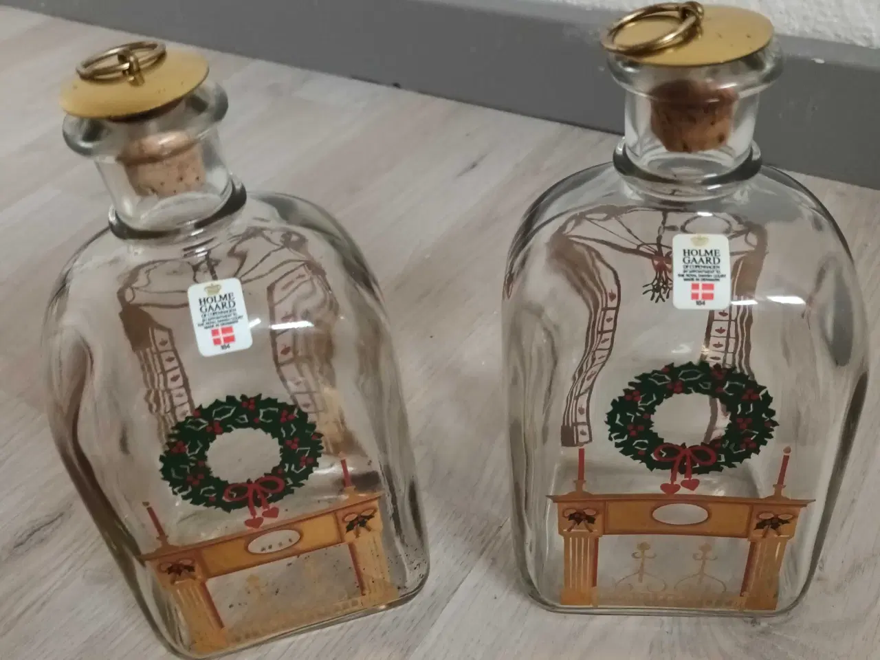 Billede 1 - 2 x Holmegaard glas 