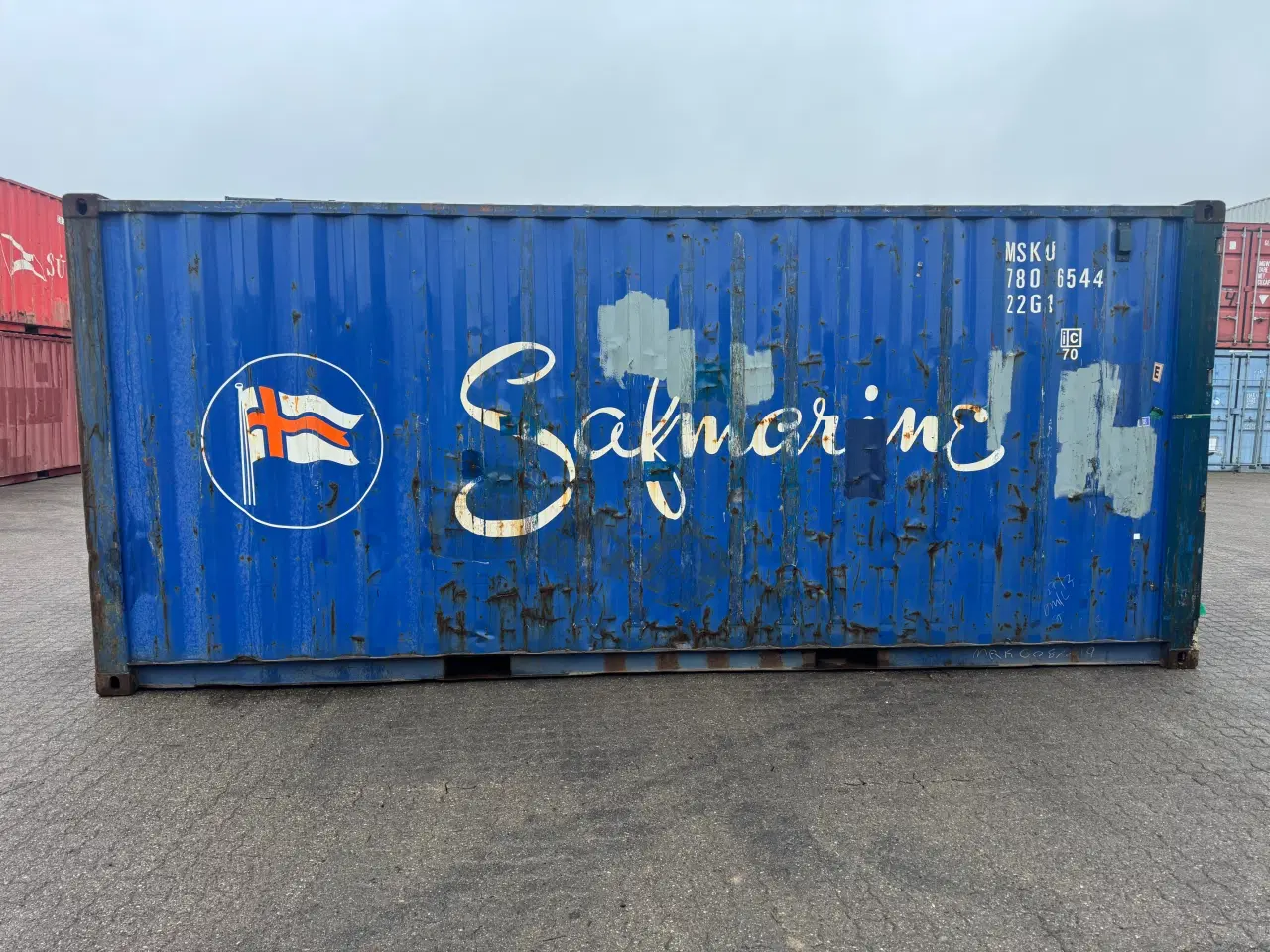 Billede 5 - Brugt 20 fods Isoleret Container-ID: MSKU 780654-4