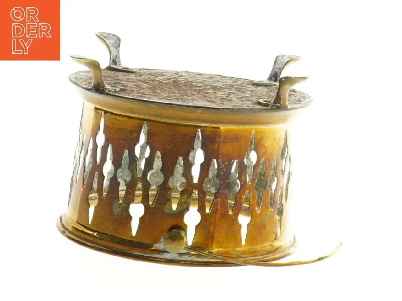 Billede 2 - Gammel messing beholder (str. 14 x 10 cm)
