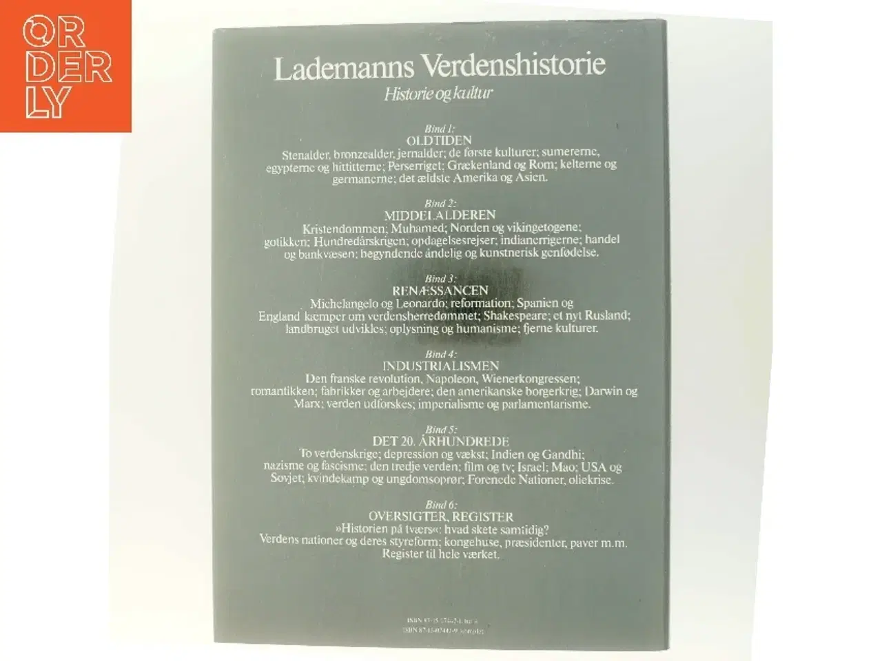 Billede 3 - Lademanns Verdenshistorie (Bog)