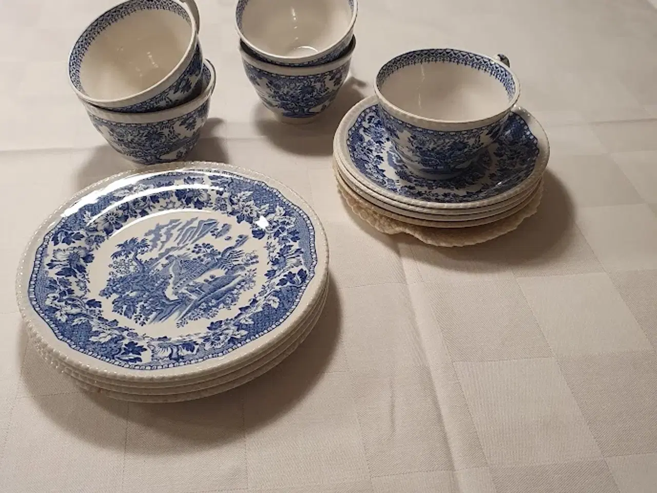 Billede 2 - Engelsk vintage porcelæn fra Woods - blå 