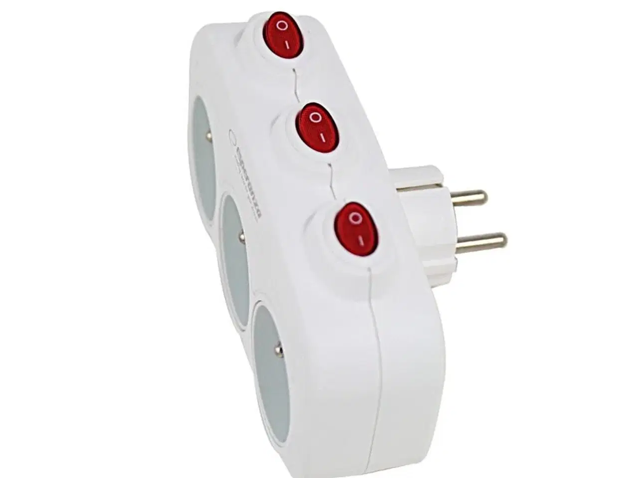 Billede 5 - Stikdåse med afbryder 3 udtag – Esperanza, hvid