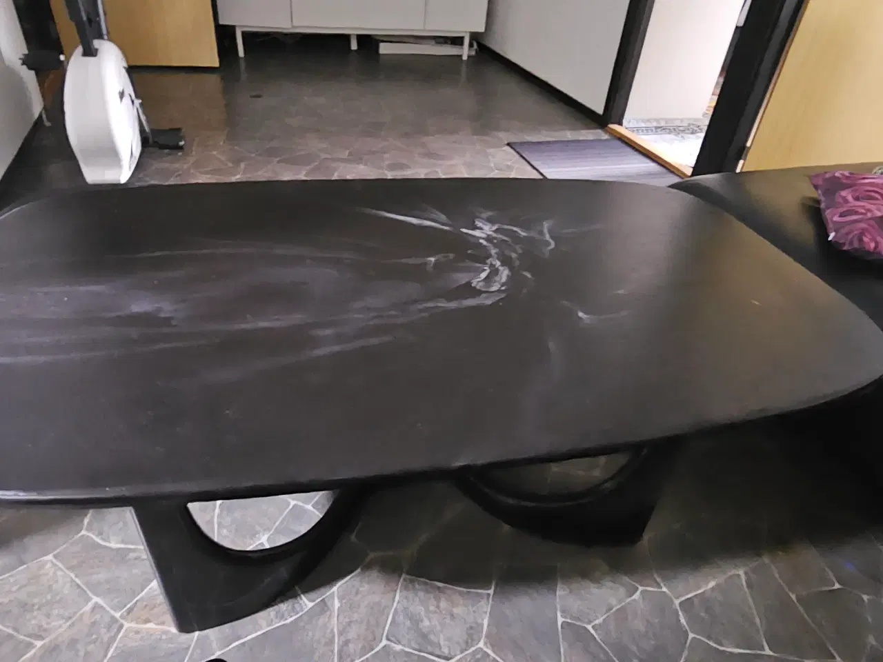 Billede 3 - Sofabord  i sort marmor