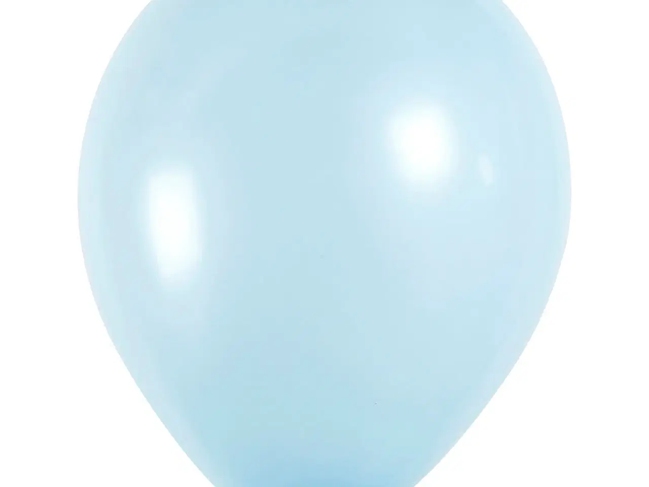 Billede 1 - Balloner, runde, diam. 23 cm, lyseblå, 10stk./ 1 pk.