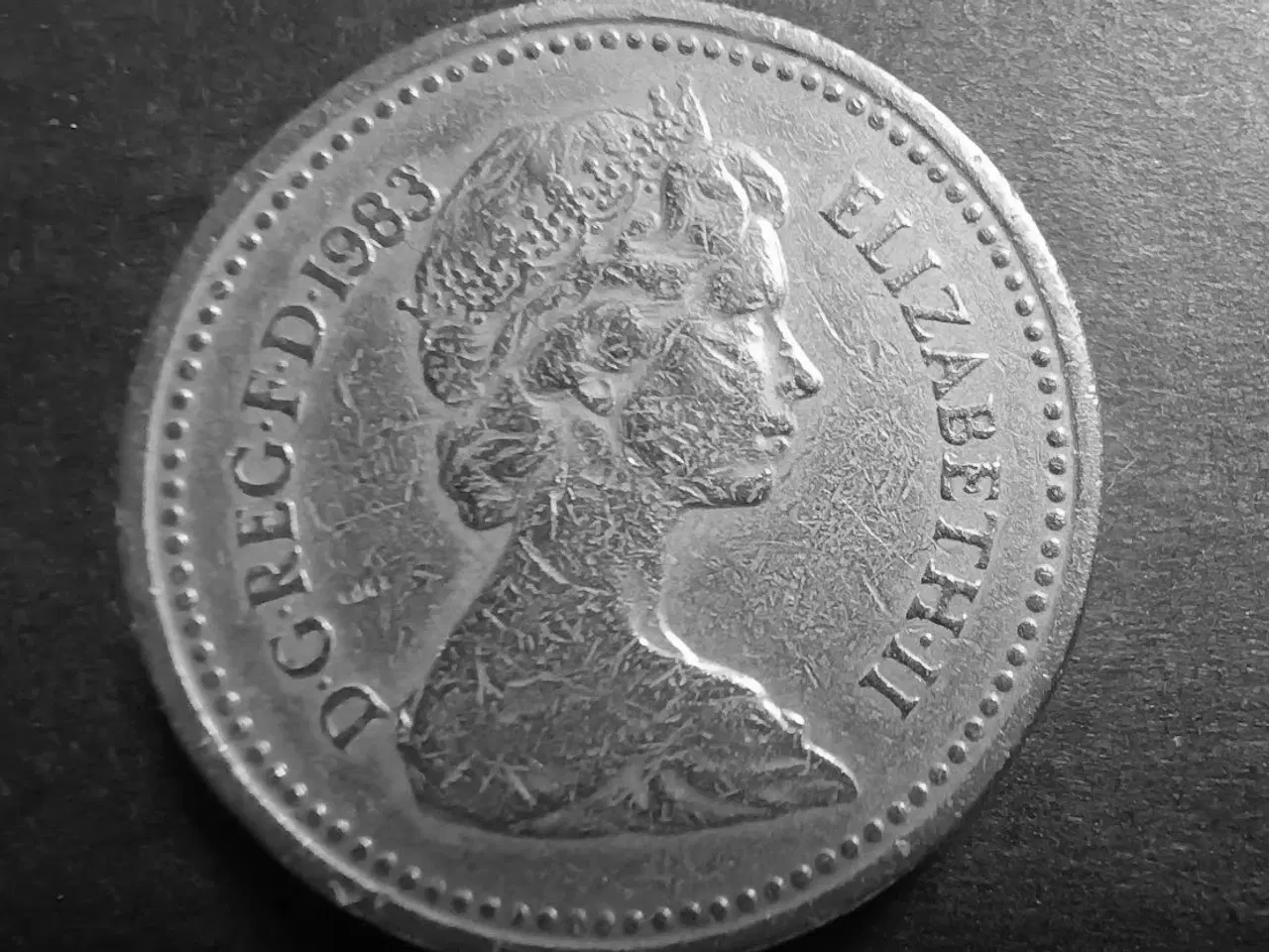 Billede 9 - Lot med engelske mønter inkl. den omtalte 1 pound