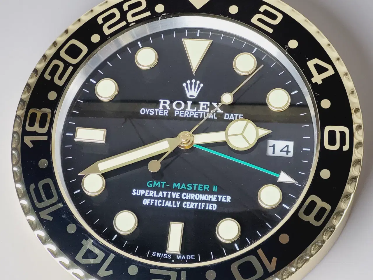 Billede 2 - ⭐️· Dekorativt Rolex Væg-ur