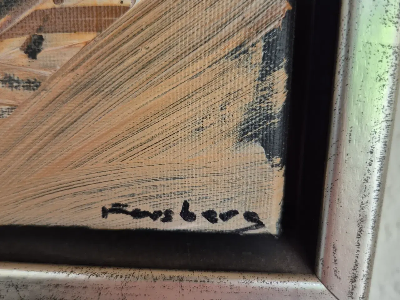 Billede 8 - Oliemalerier, tegninger m.m.