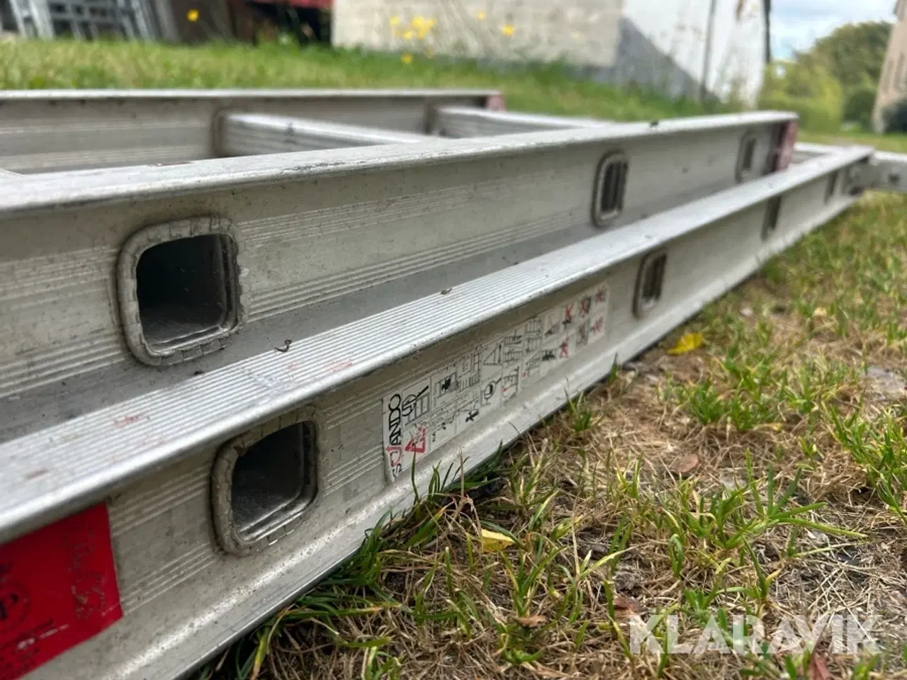 Billede 6 - Stige Scando Alu Skydestige 7,2 meter