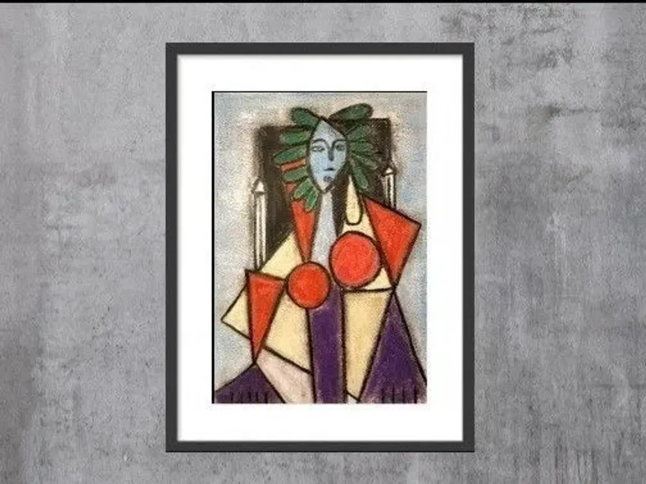 Billede 12 - Forskellige akvareller, Picasso interpretationer