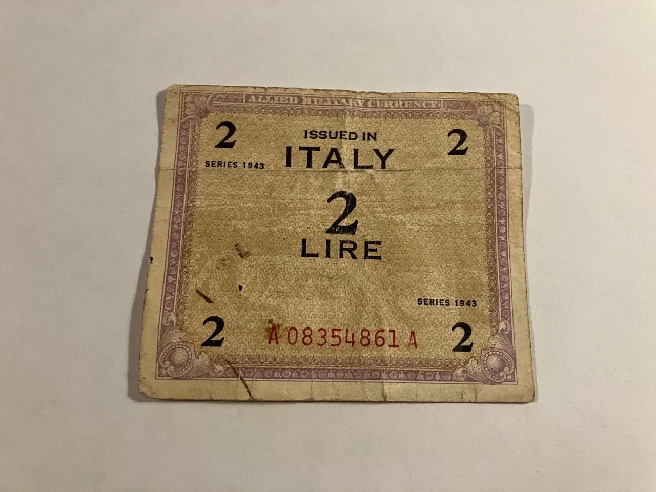 Billede 1 - 2 Lire 1943 Italy