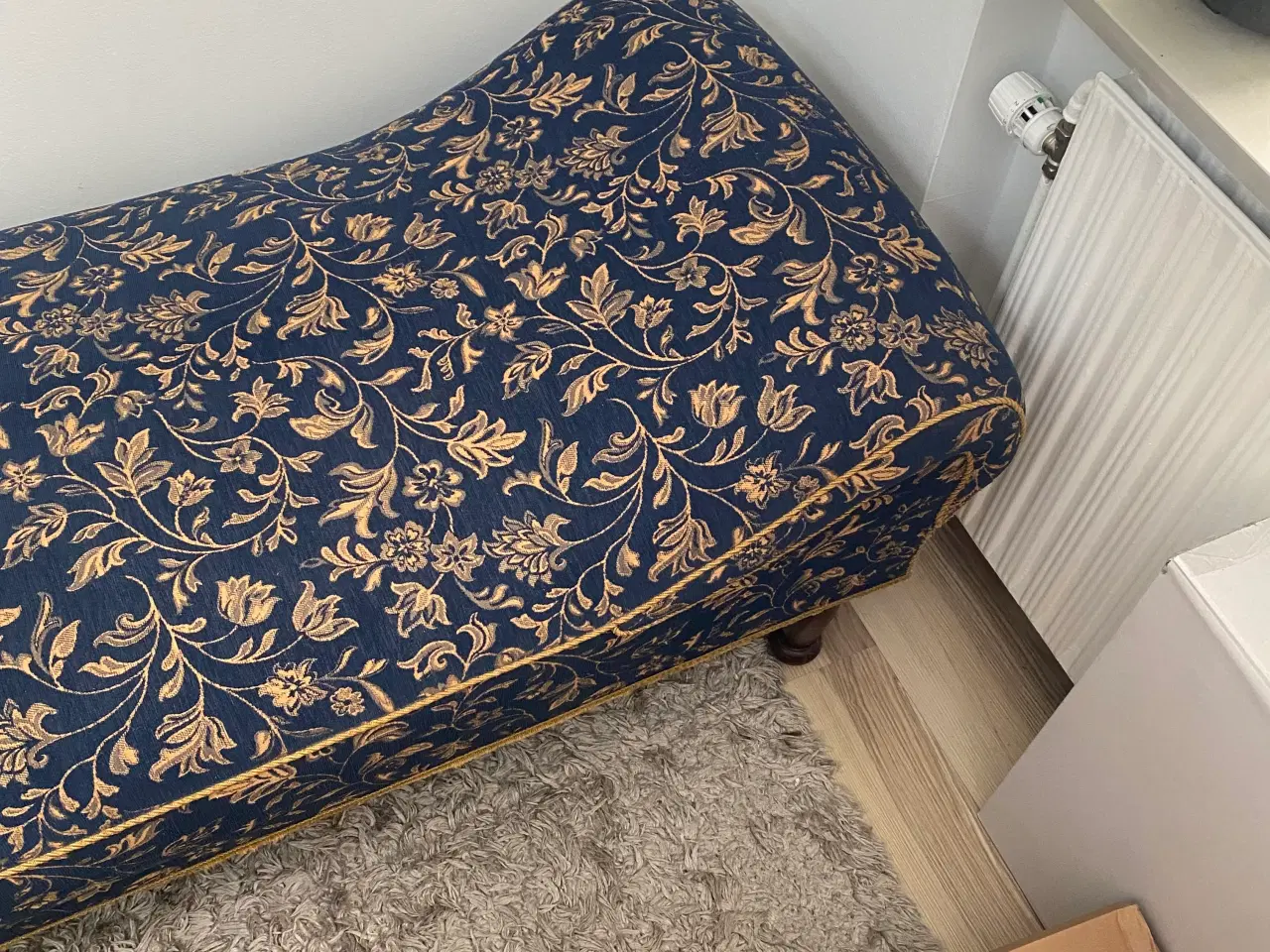 Billede 5 - Blå- og guldfarvet Divan/daybed