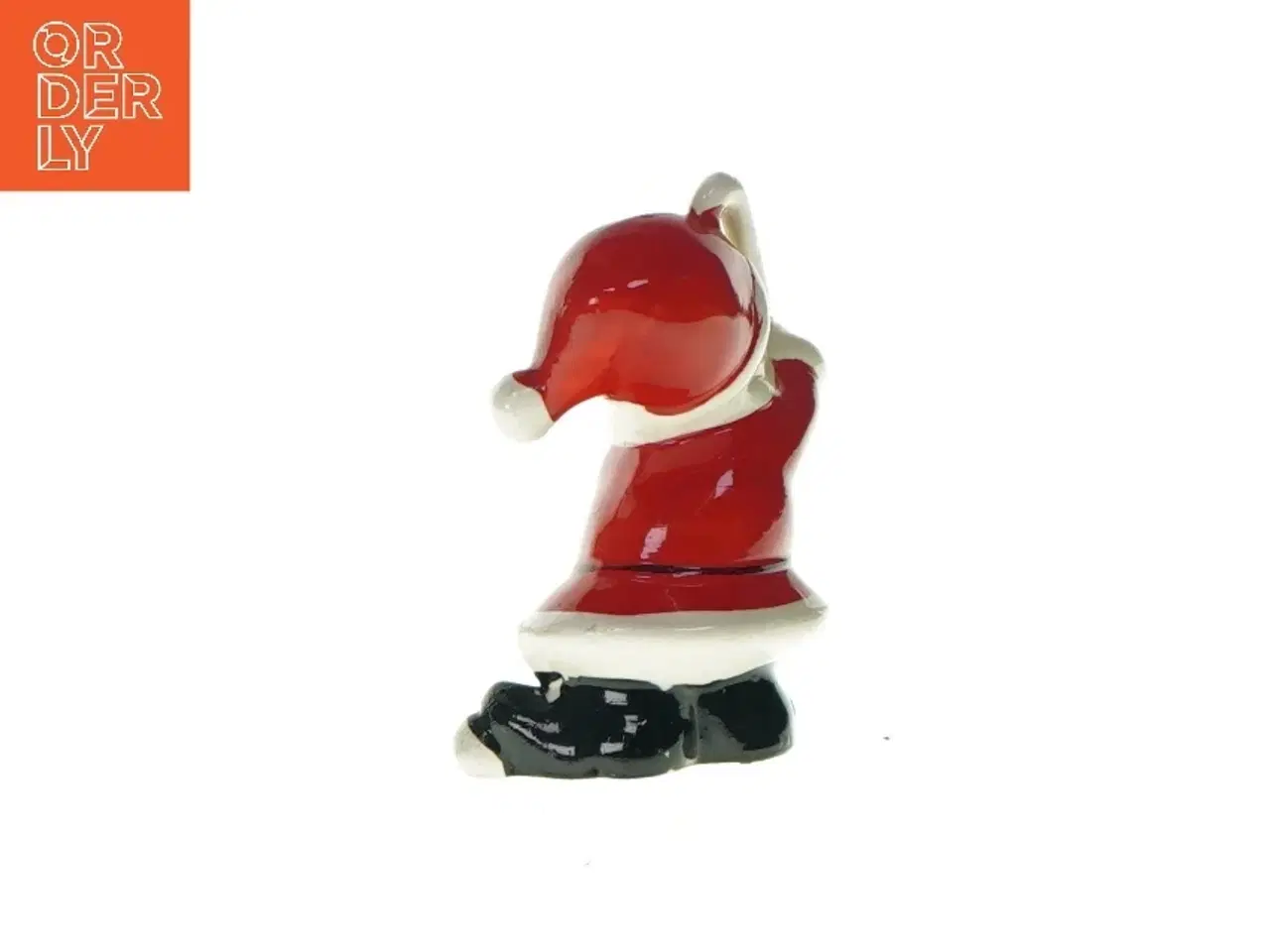 Billede 2 - Dekorativ julemandsfigur  fra Ukendt (str. HØ:10x6cm)