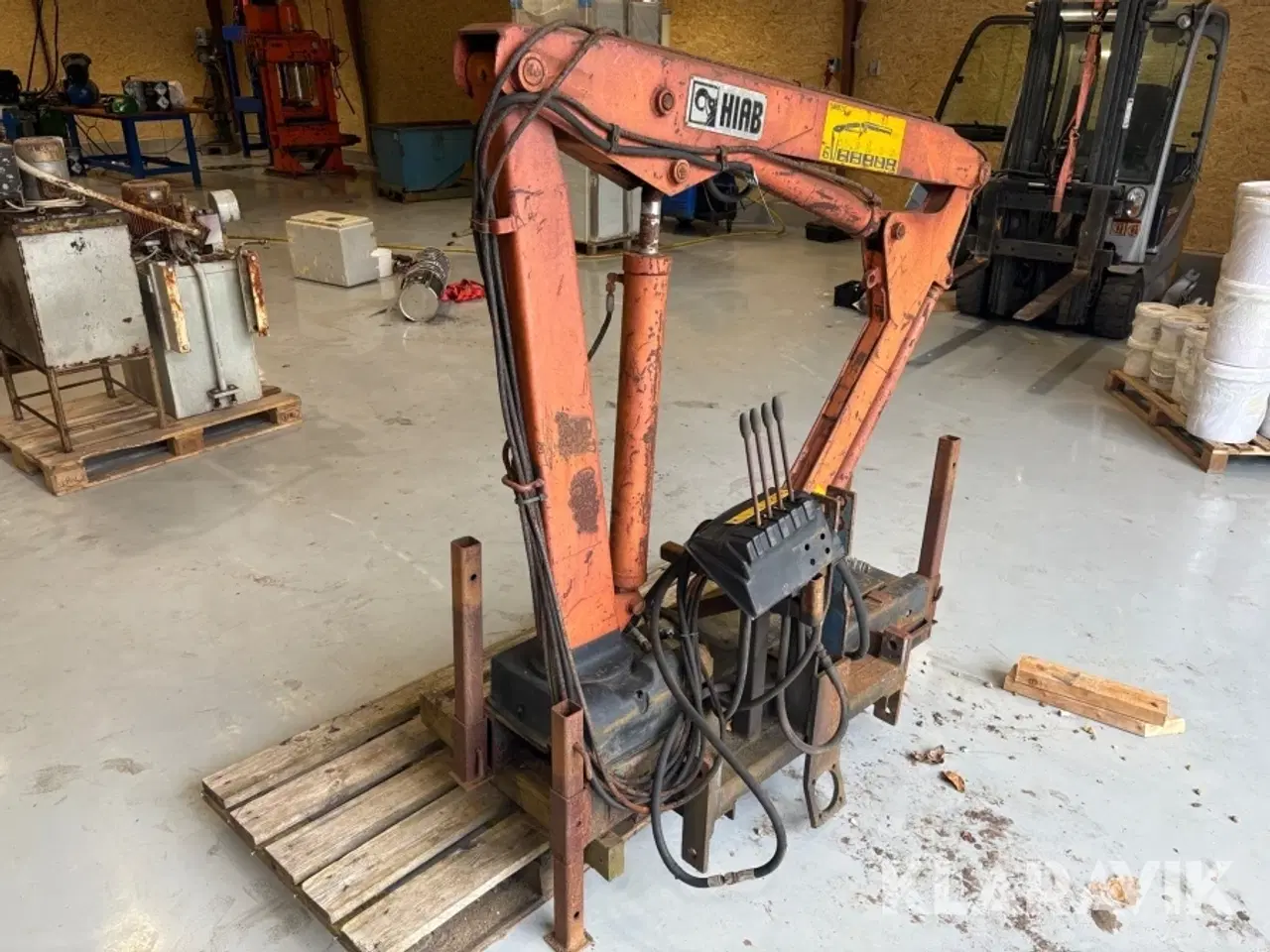 Billede 7 - Hydraulisk løftekran HIAB 250 2000 kg. til 600 kg.