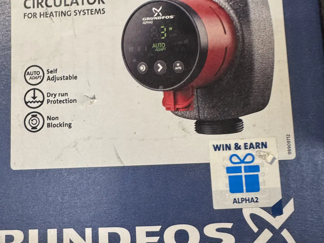 Billede 1 - Grudfos cirkulationspumpe 25-40-180