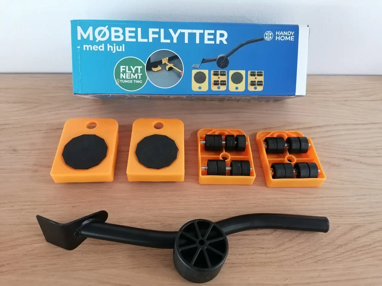 Billede 1 - 3 sæt 100.- NYE Møbelflyttere på hjul Flyt Nemt Tu