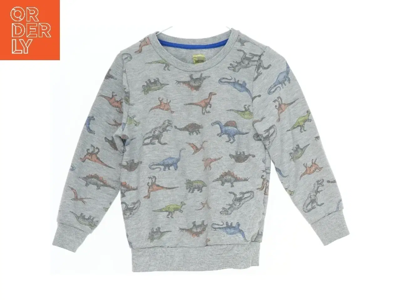 Billede 1 - Børne sweatshirt med dinosaur print (str. 116)