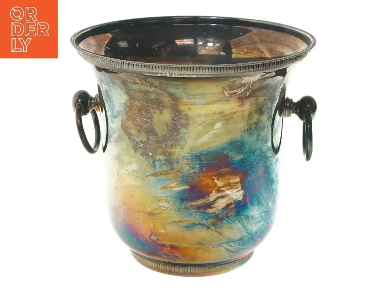 Billede 1 - Vinkøler i sølv(str. Ø 22 cm længde 21 cm) (str. Ø 22 cm længde 21 cm)