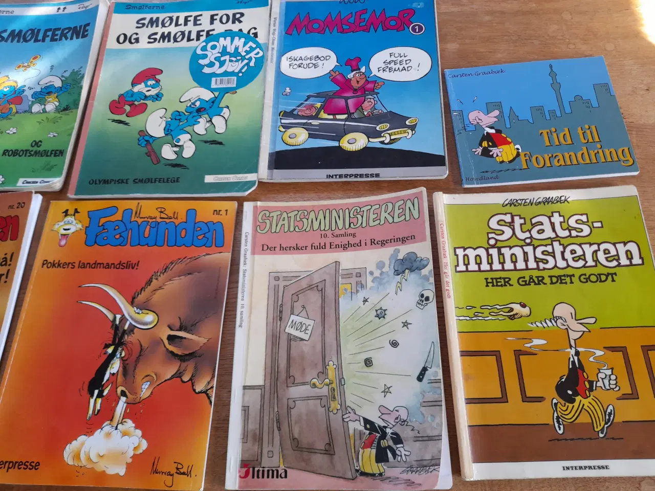 Billede 3 - Smølfer, Momsemor, Fæhunden, statsministeren