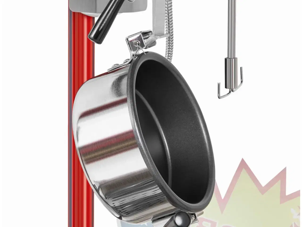 Billede 2 - Popcornmaskine lille 88 L – 1600 W – rustfrit stål
