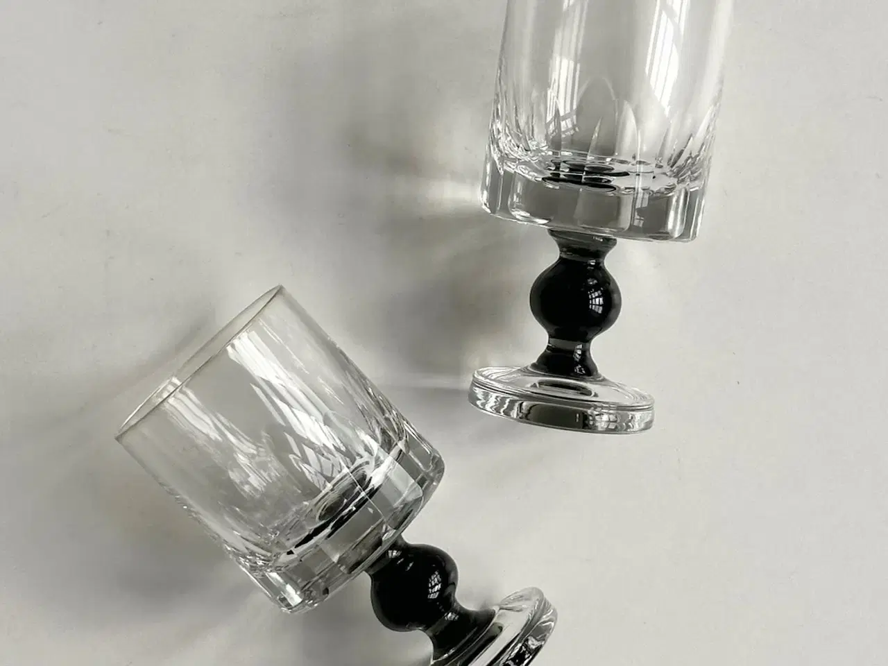 Billede 2 - Krystalglas, snaps, 2 stk samlet