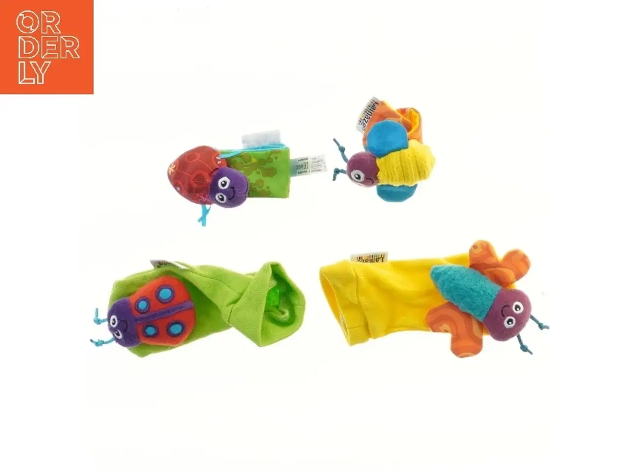 Billede 1 - Bløde baby legetøjshåndled rangle (str. 4 stk 15 cm)