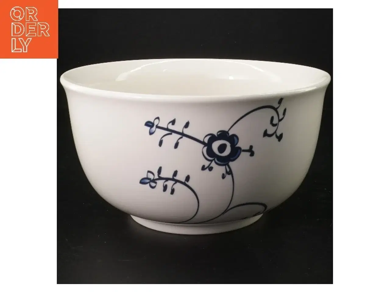 Billede 1 - Skål med dekoration (str. Ø 23 cm)