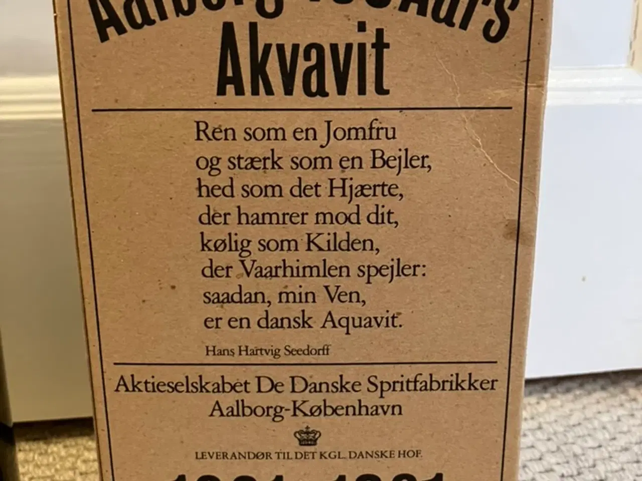 Billede 3 - Aalborg 100 års jubilæumsakvavit