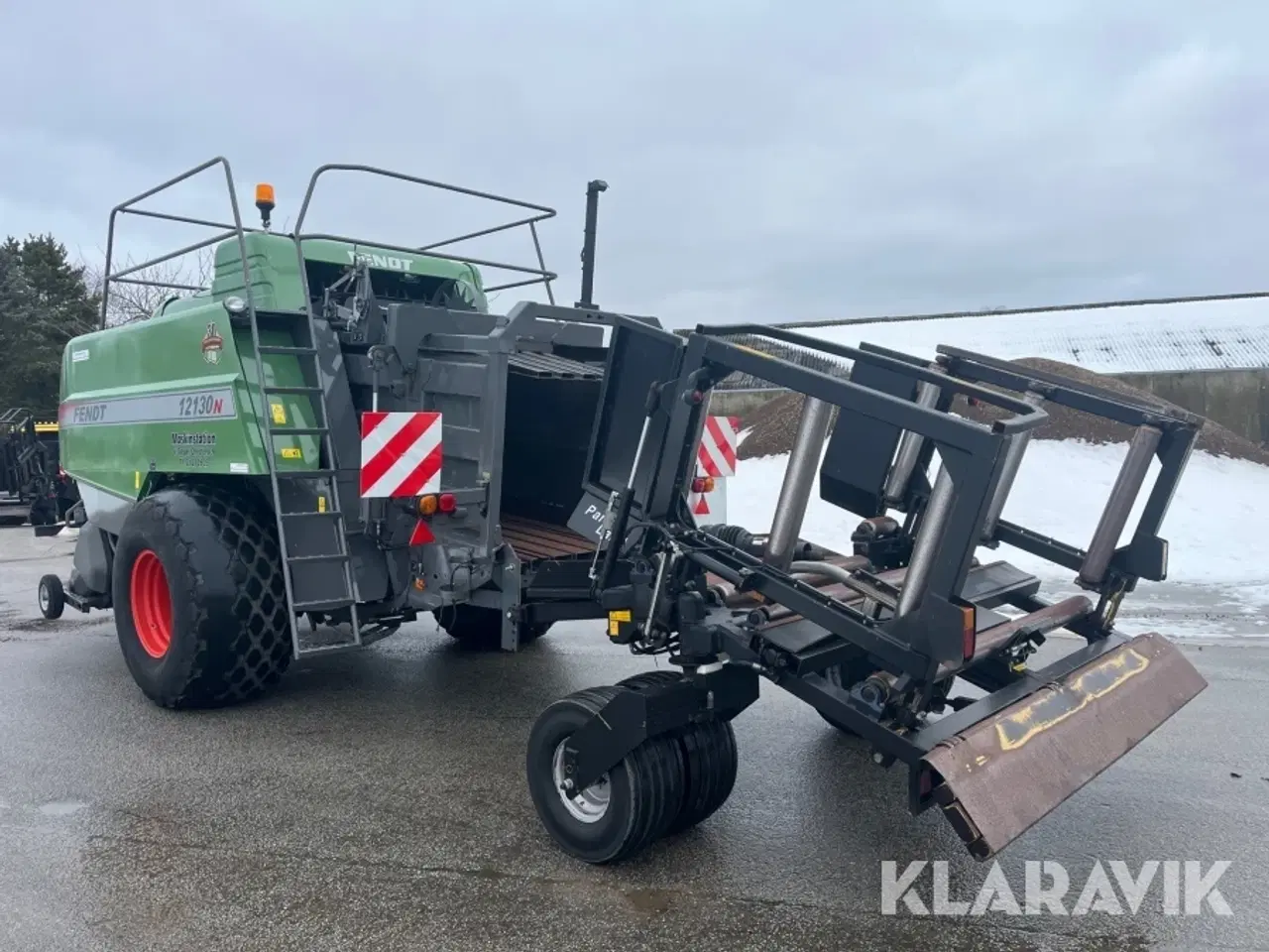 Billede 4 - Bigballepresser Fendt 12130N med Parkland ballevogn