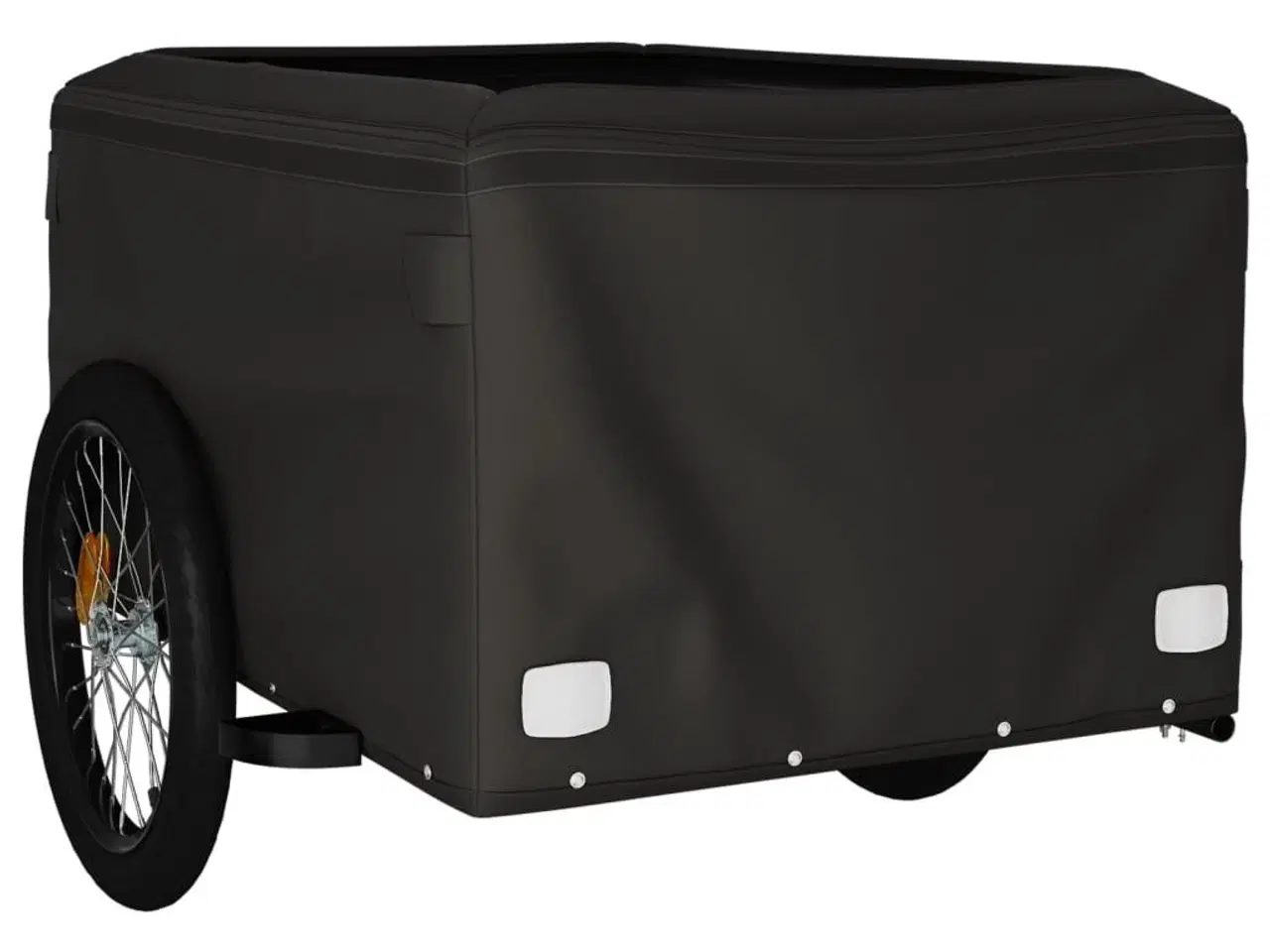 Billede 5 - Cykelanhænger 45 kg jern sort og gul