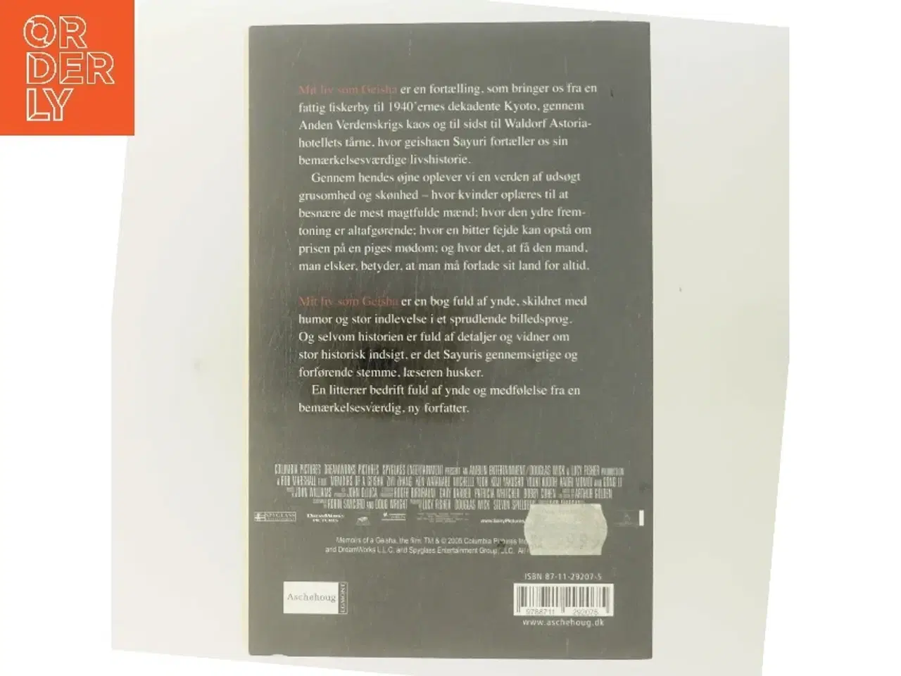 Billede 3 - Mit liv som geisha : roman af Arthur Golden (Bog)