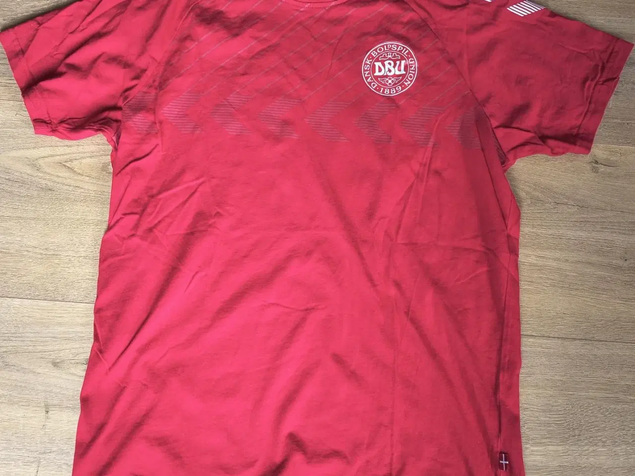 Billede 2 - DANMARK FODBOLD TRØJE, STR. L, I FLOT STAND