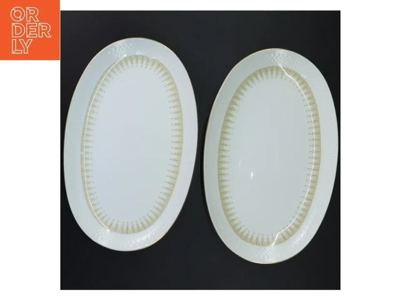 Billede 3 - Set af porcelænsfade (str. 29x17 cm)