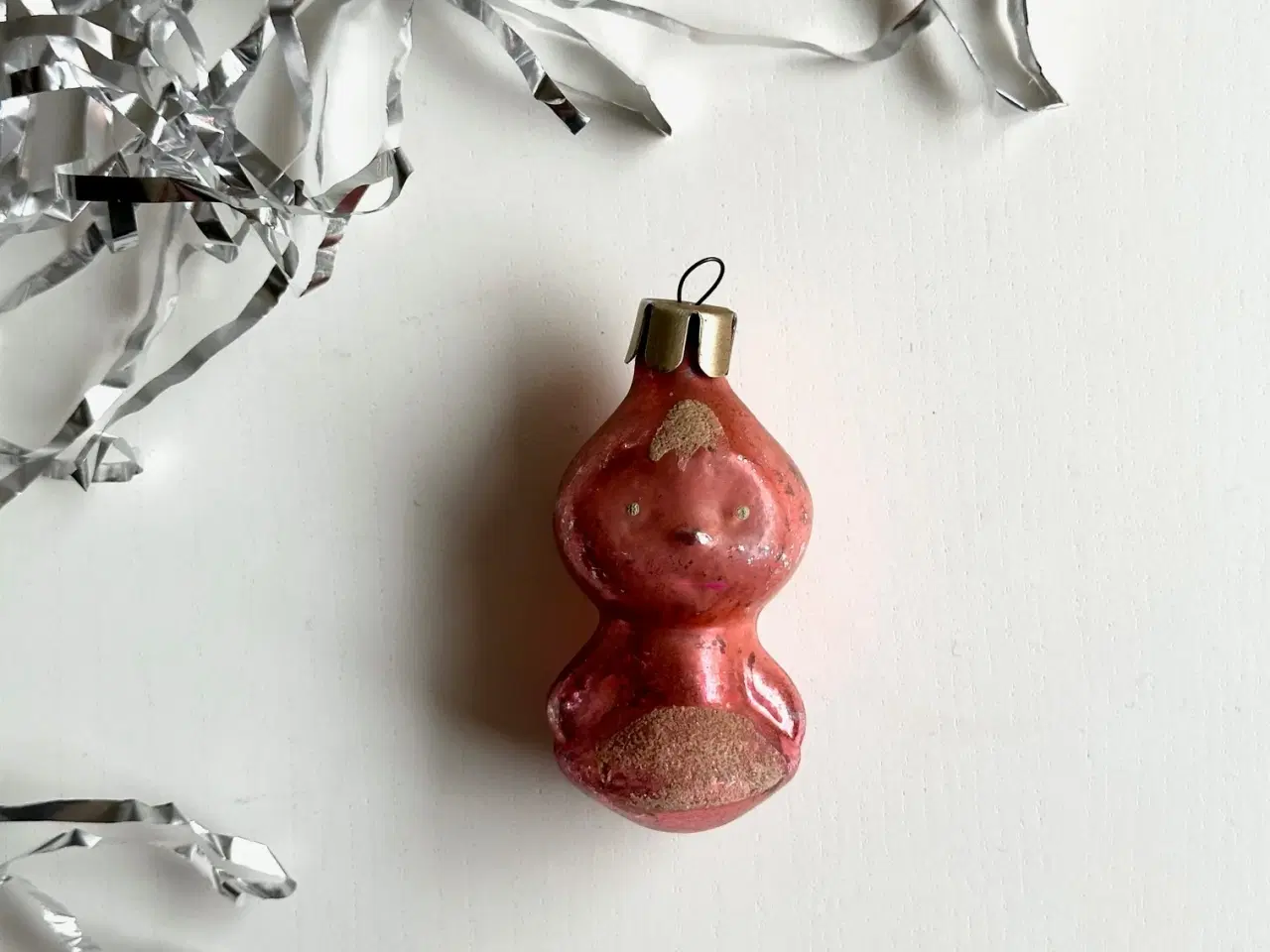 Billede 1 - Vintage ornament, rosa snepige