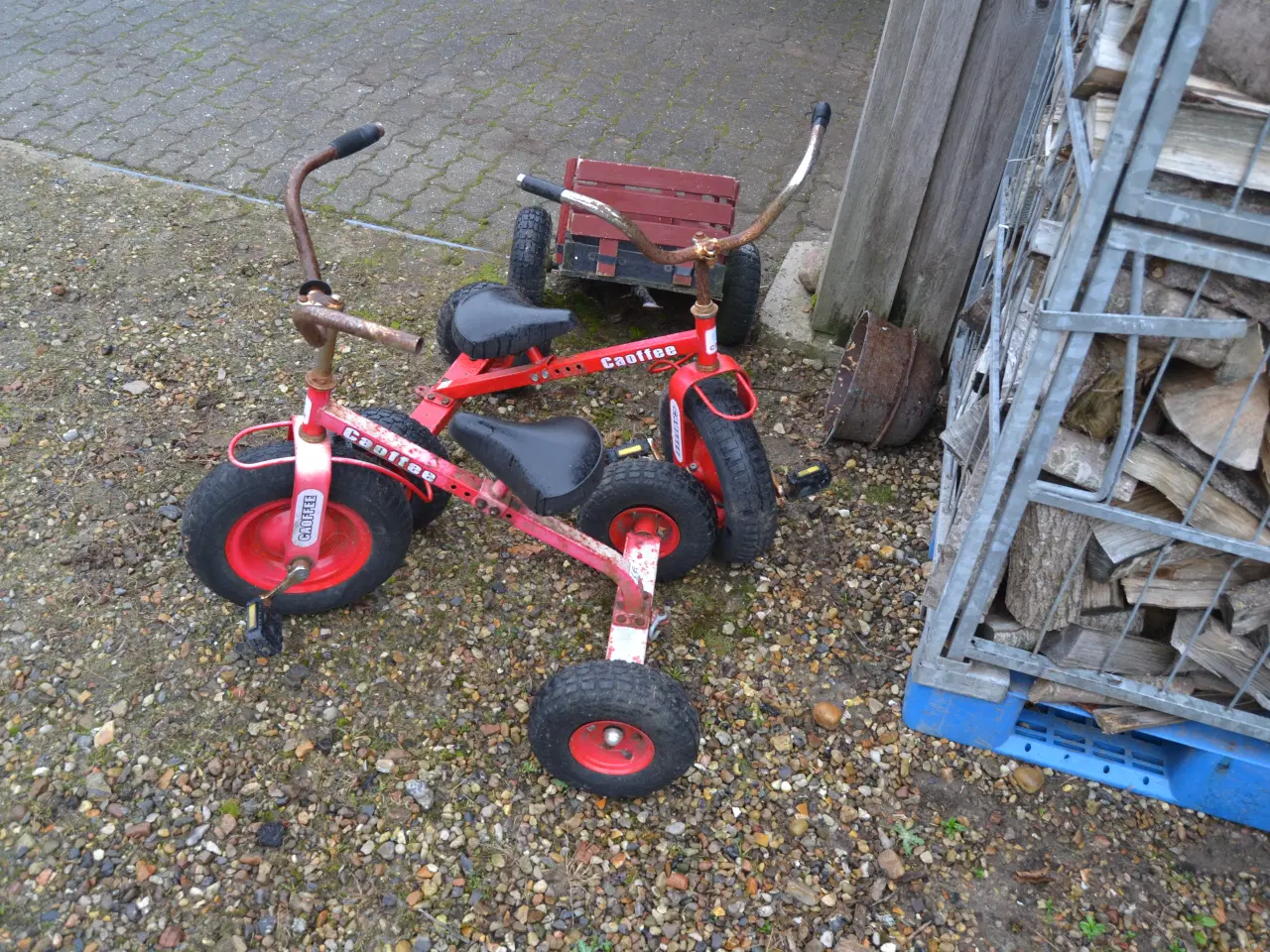 Billede 4 - 2 stk 3 hjulet cykler + vogn