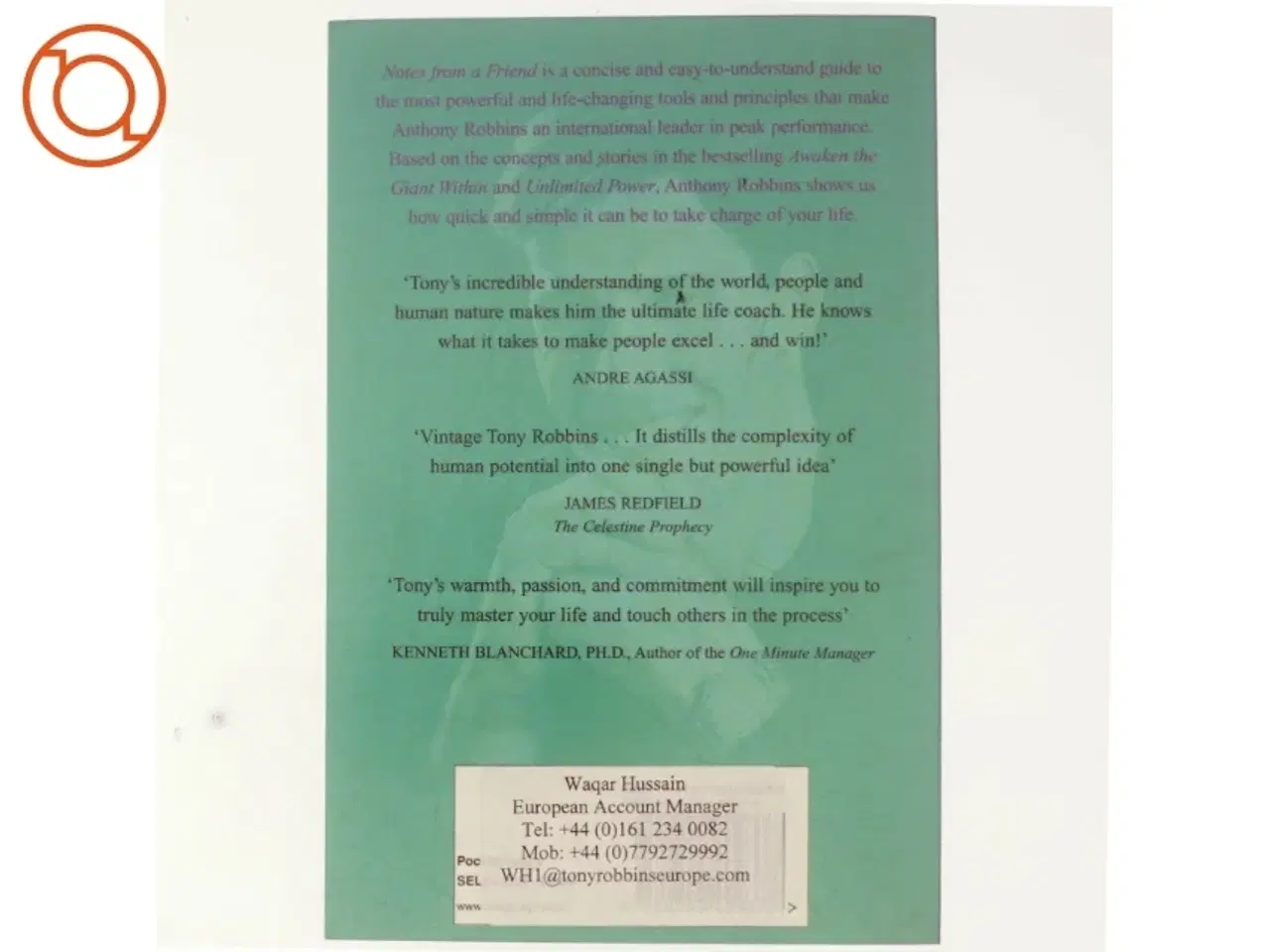Billede 3 - Notes from a friend af Anthony Robbins