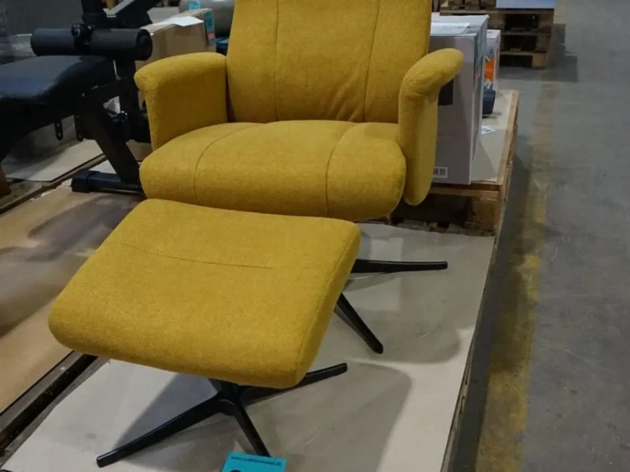 Billede 2 - Liam recliner lænestol m/fodskammel - Curry