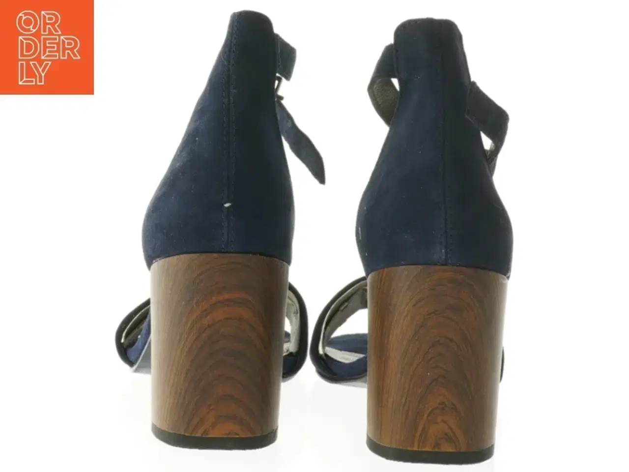 Billede 5 - Blå hælsko med ankelrem fra Vagabond (str. 38 cm)