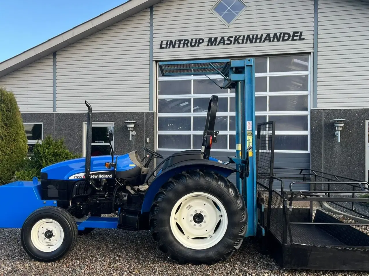 Billede 10 - New Holland TN55D Med Byggelift