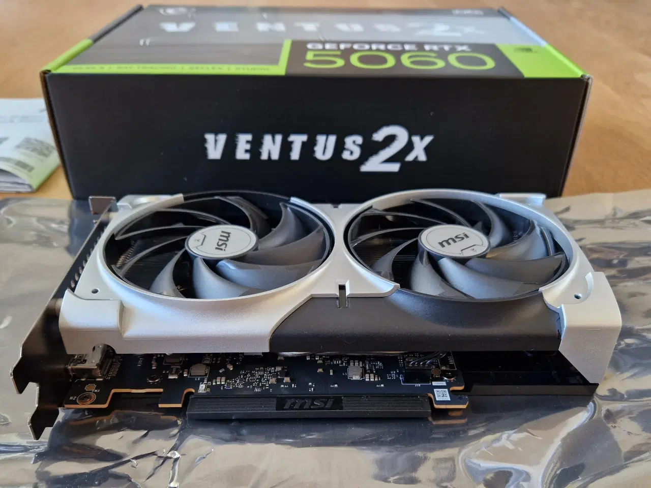 Billede 2 - Nyt MSI Nvidia GeForce RTX 5060 VENTUS 2X OC 8GB 