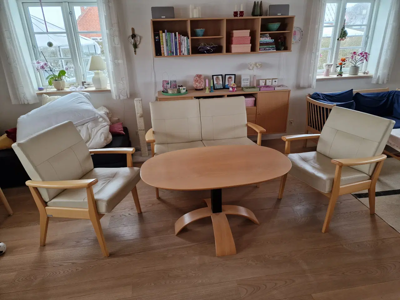 Billede 1 - Farstrup 2 pers sofa, 2 lænestole, 1 hvilestol