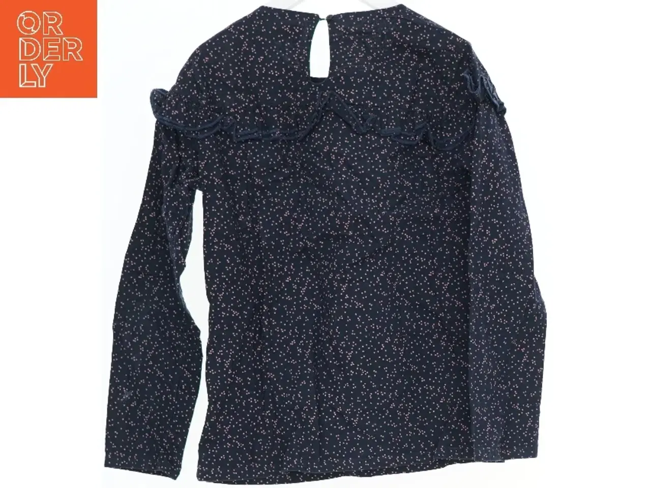 Billede 2 - Langærmet bluse med små hvide prikker fra Bakito (str. 140)