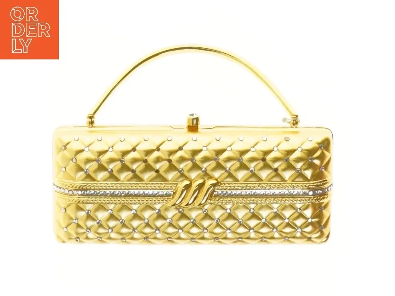 Billede 1 - Guld håndtaske (str. 19x8 cm)