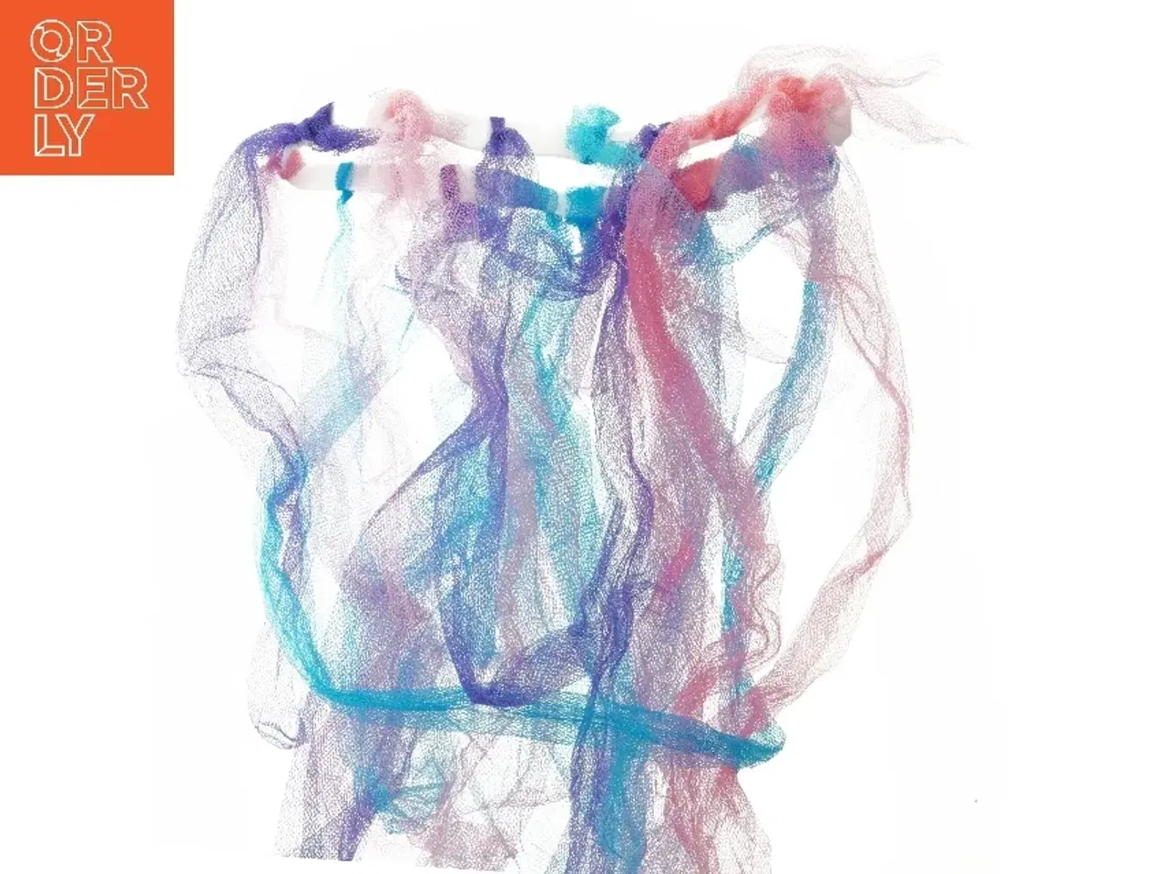 Billede 1 - Let net og stof i flere farver (str. Ø 30 cm)