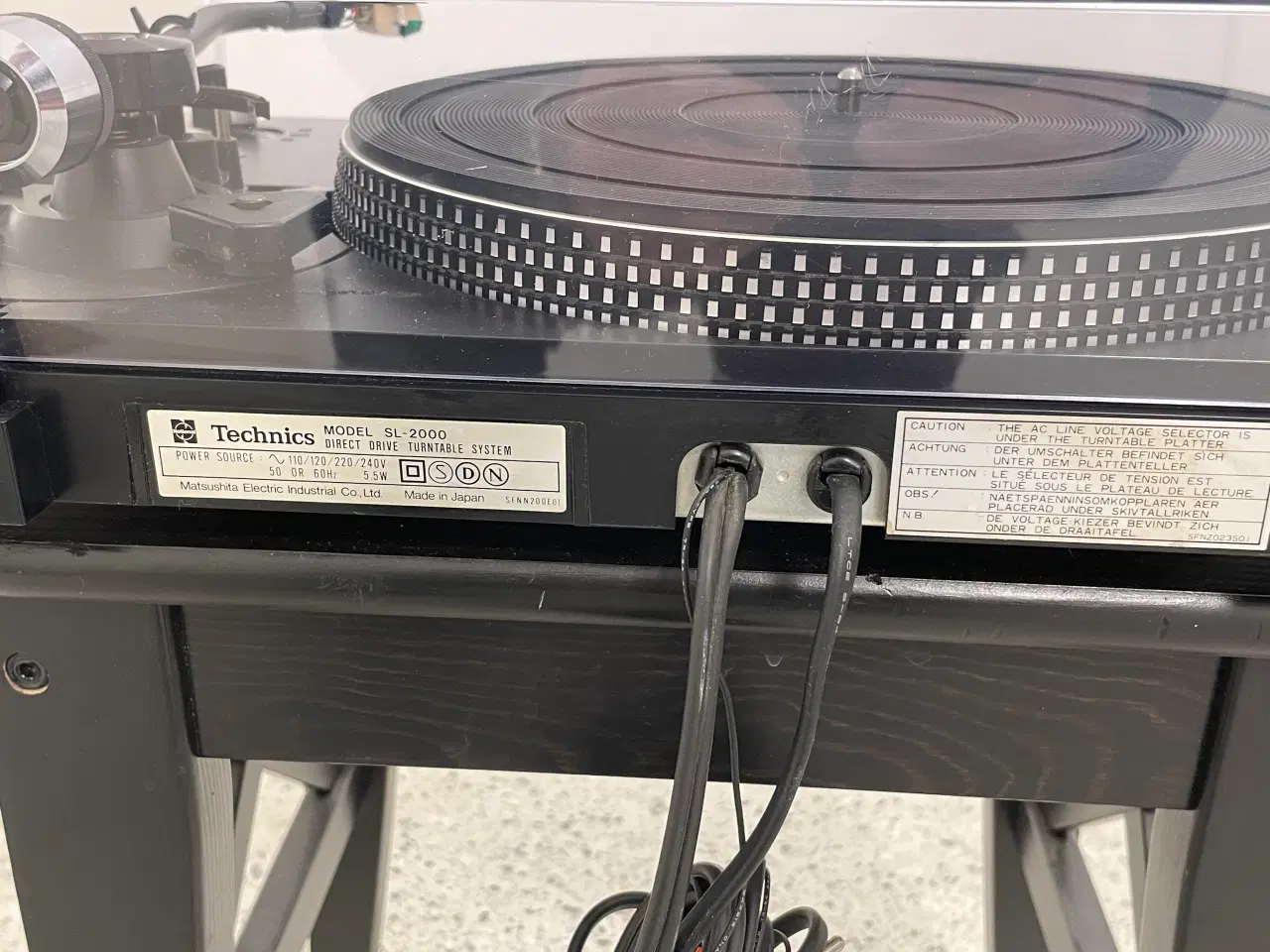 Billede 9 - Technics SL-2000. 2-trins direkte drev pladespille
