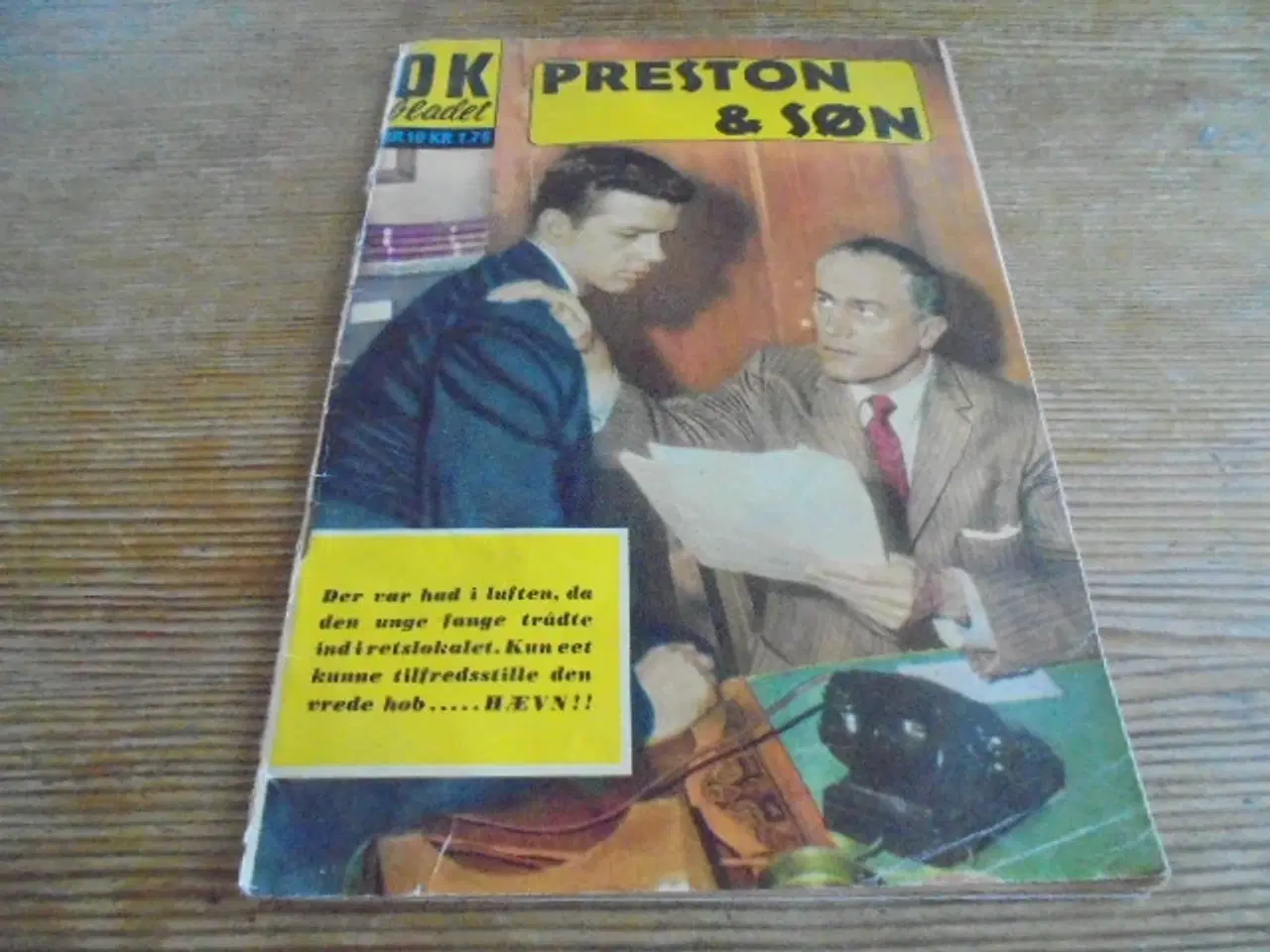 Billede 1 - OK Bladet nr. 10 – Preston & søn – fra 1963  