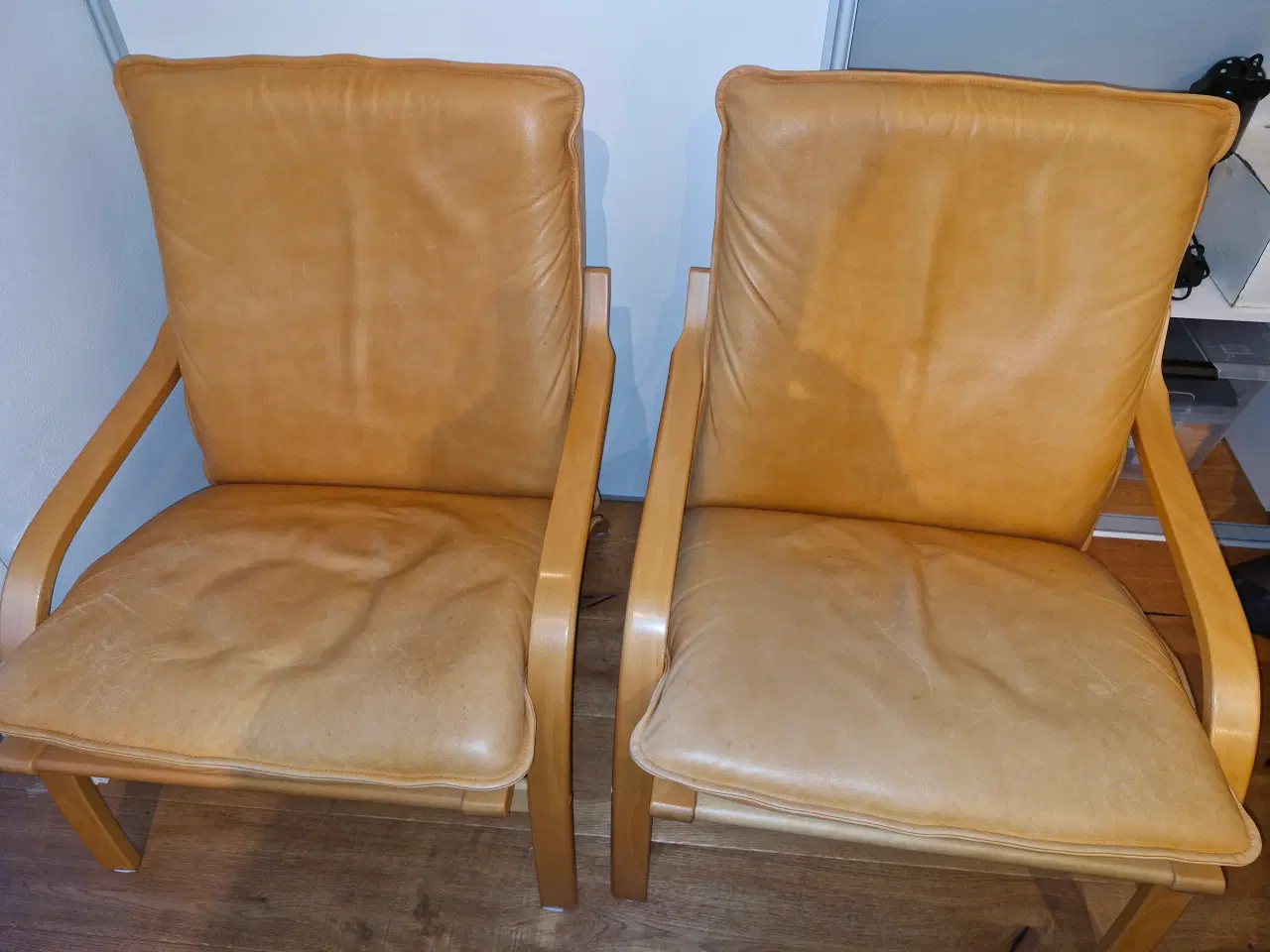 Billede 1 - LÆNESTOLE I LÆDER 