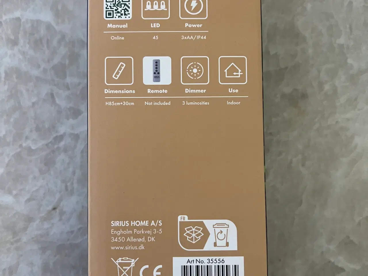 Billede 2 - Smuk deko gren med 45 LED - Sirius