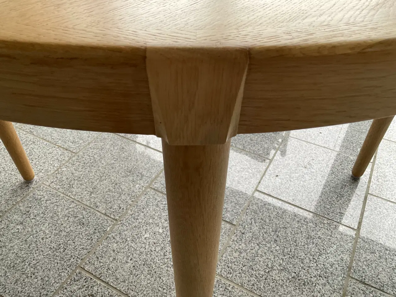 Billede 3 - Rundt spisebord eg